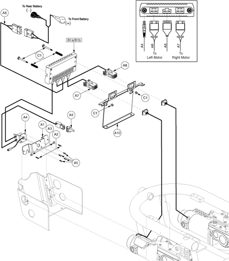 Quantum Q610 - Electronic (Utility) Tray - Remote Plus - Off Board Charger - No Power Seat Options
