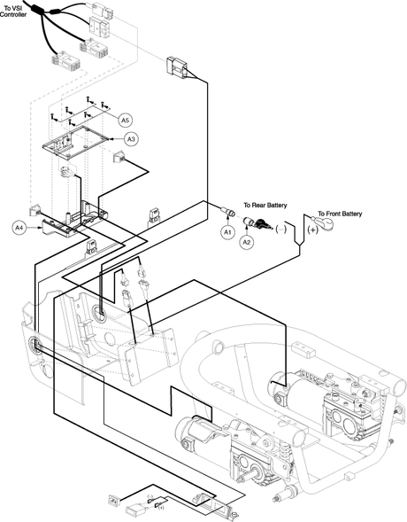 Quantum Q610 - Electronic (Utility) Tray - Vsi - On Board Charger - Synergy & Tru-Balance Seating Systems, Future Actuator Expansion