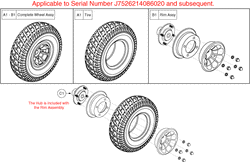 Quantum Q610 - Drive Wheels - Flat Free - Used On Or After The 262 Day Of 2014, J75(262)(14)086020