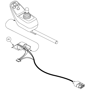 Quantum Q610 Pediatric - Joystick (Master Controls) - Replacement Parts & Accessories - Replacement Cables - Flight