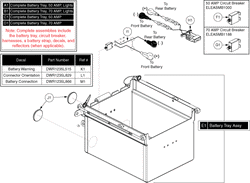 Quantum Rival - Main Frame / Transit Loops - Battery Tray