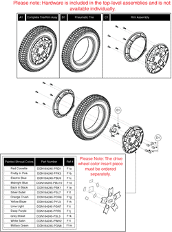 Quantum Rival - Drive Wheels - Flat Free