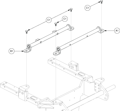 Quantum Rival - Towers / Seat Mounts - Trapeze Bars