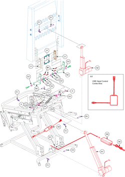 Pride Lift Chairs Serenity SR-525 (SR-525L) - Electrical Components - Motors / Transformer - U S B