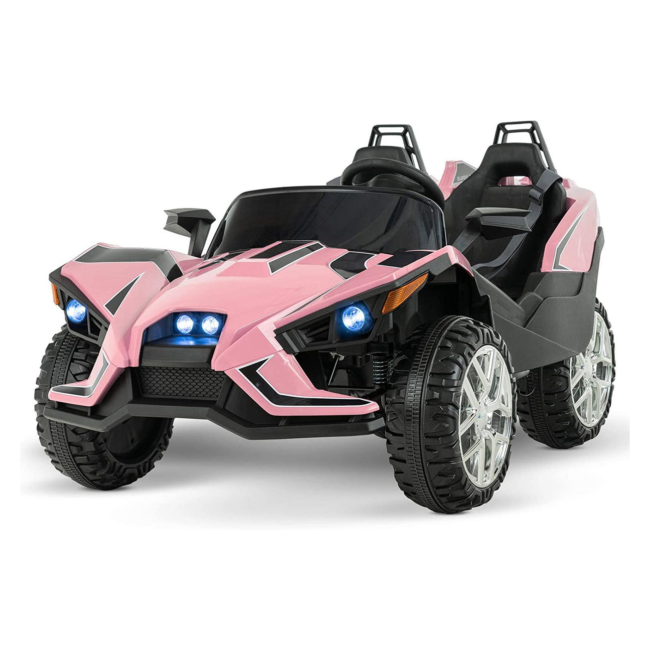 Uenjoy 12 Volt Kids 2 Seats Slingshot Ride-On Car