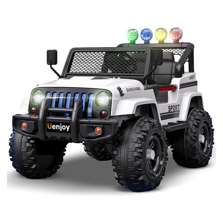 Uenjoy 12 Volt Kids Ride-On Truck with Remote Control, Sunshine Model