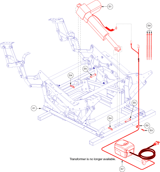 Pride Lift Chairs Specialty LC-835 (LC-805) - Electrical Components - Motors / Transformers - Standard