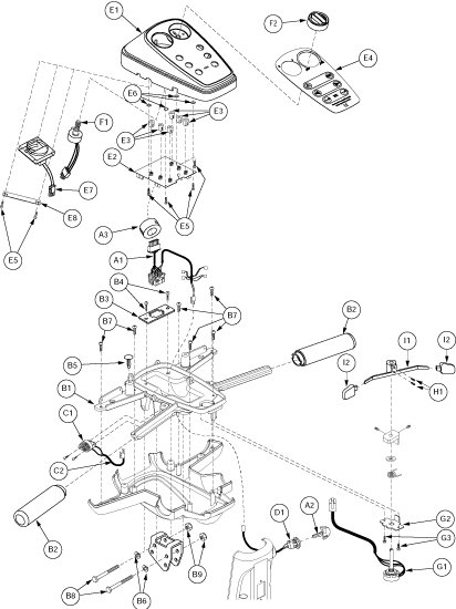 Pride Celebrity 2000 (SC4000) - Throttle Pot