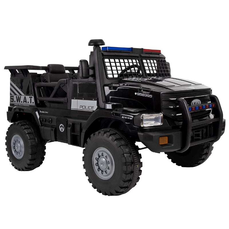 Huffy 12V Battery-Powered SWAT Truck 2-Seater Ride-On Toy