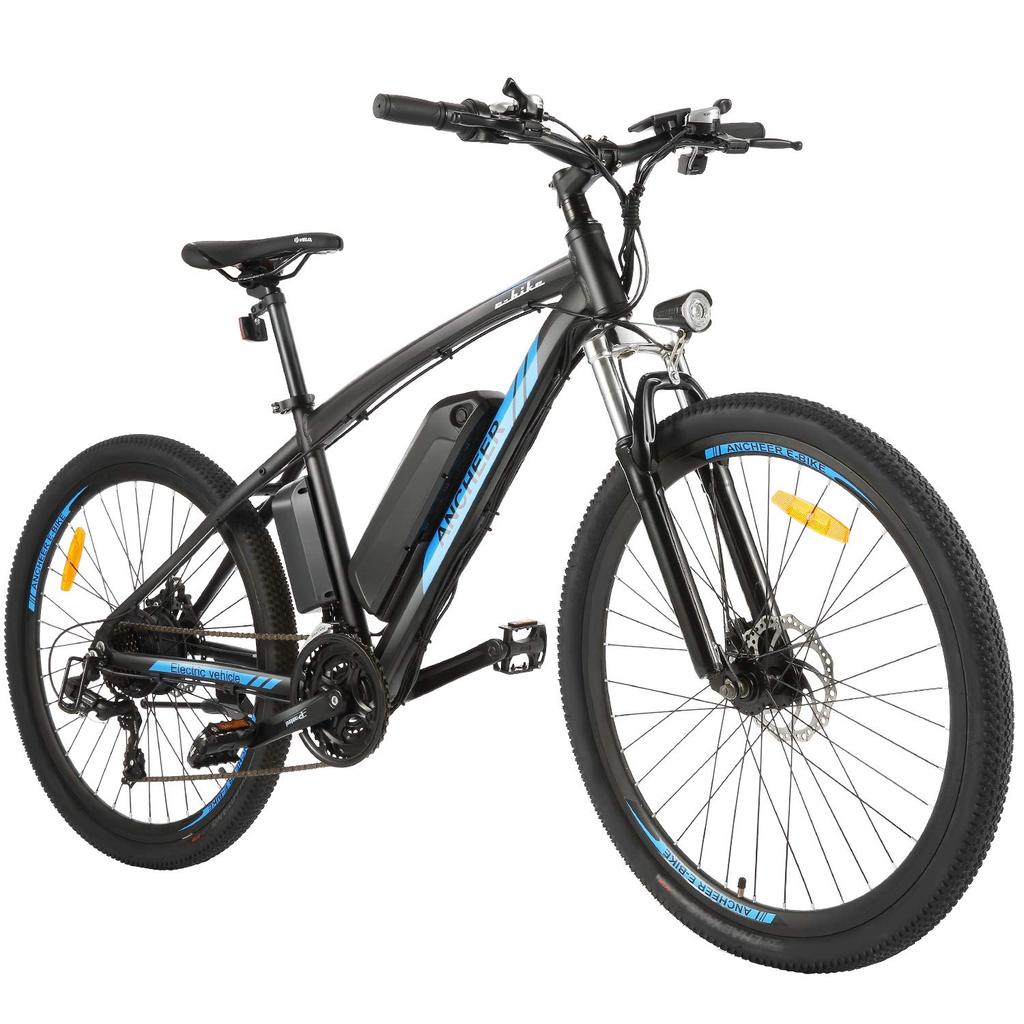 ANCHEER 27.5" 250W 36V Blue Spark Electric Mountain Bike