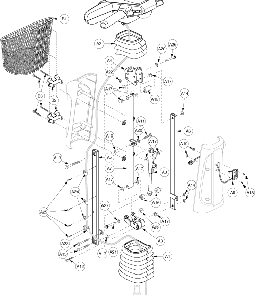 Pride Celebrity 2000 4-Wheel (SC4400) - Tiller - Standard Version