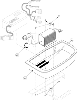 Pride Celebrity X (SC400) - Utility Tray Assembly - C-69999 - Prior