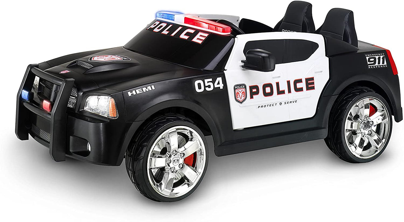 Kid Trax Dodge Charger Police Car 12 Volt Ride-On Toy