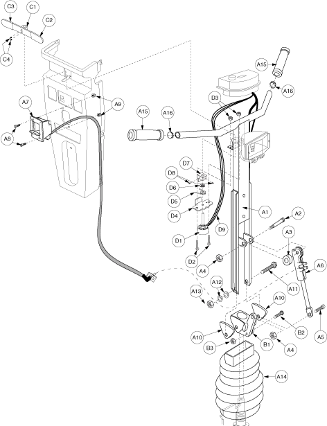 Pride Celebrity X (SC400) - Throttle Pot