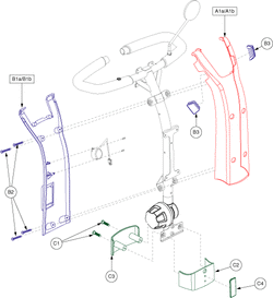 Pride Celebrity X (SC4001) - Shroud Assemblies - Tiller