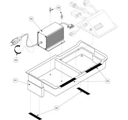 Pride Celebrity X (SC440) - Utility Tray Assembly - C-70000 - C-83200 & C-83302 - 83399