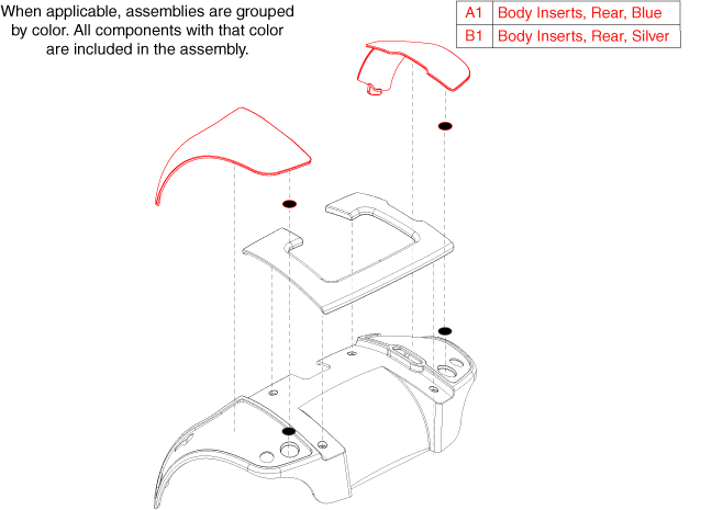 Go-Go Elite Traveller 4-Wheel (SC44E) - Inserts - Rear