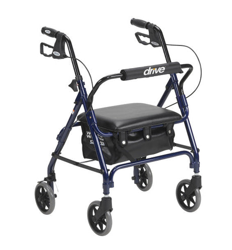 Drive Medical Aluminum Junior Rollator with 6
