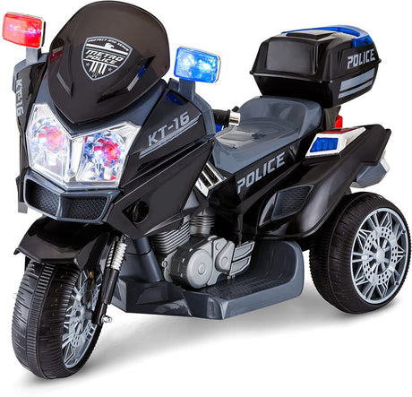 Kid Trax Police Rescue Motorcycle 6 Volt Ride-On Toy