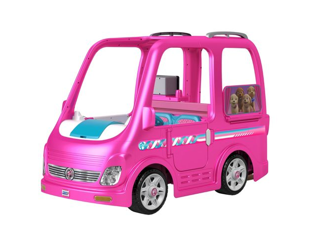 Power Wheels Barbie Dream Camper Ride-On Toy