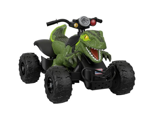 Power Wheels Jurassic World Dino Racer ATV Ride-On Toy