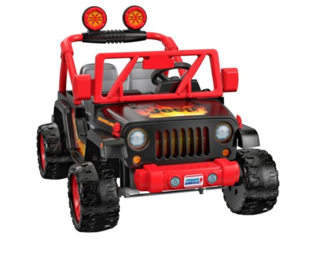 Power Wheels Tough Talking Jeep Wrangler Ride-On Toy