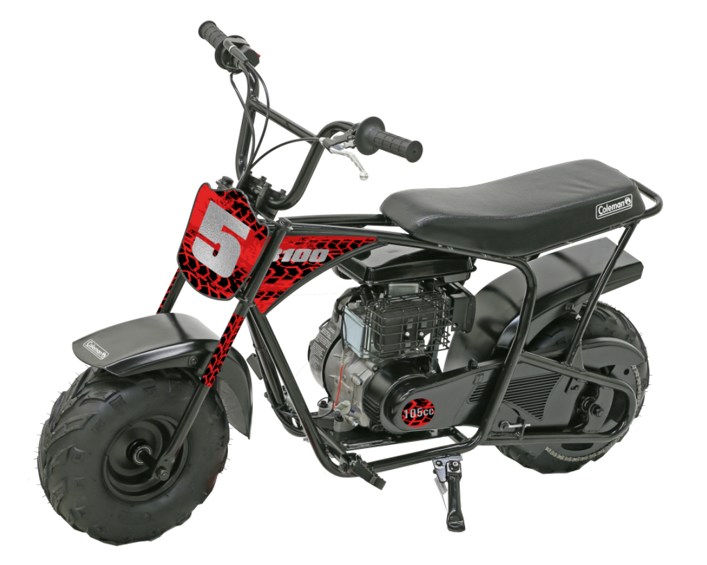 coleman black mini bike 96cc rb100-pr Powersports CT100U-B for Adults & Kids 13+, Gas Powered Trail Bike, 98cc/3.0hp, ensuring long Coleman RB100 105cc Mini Bike