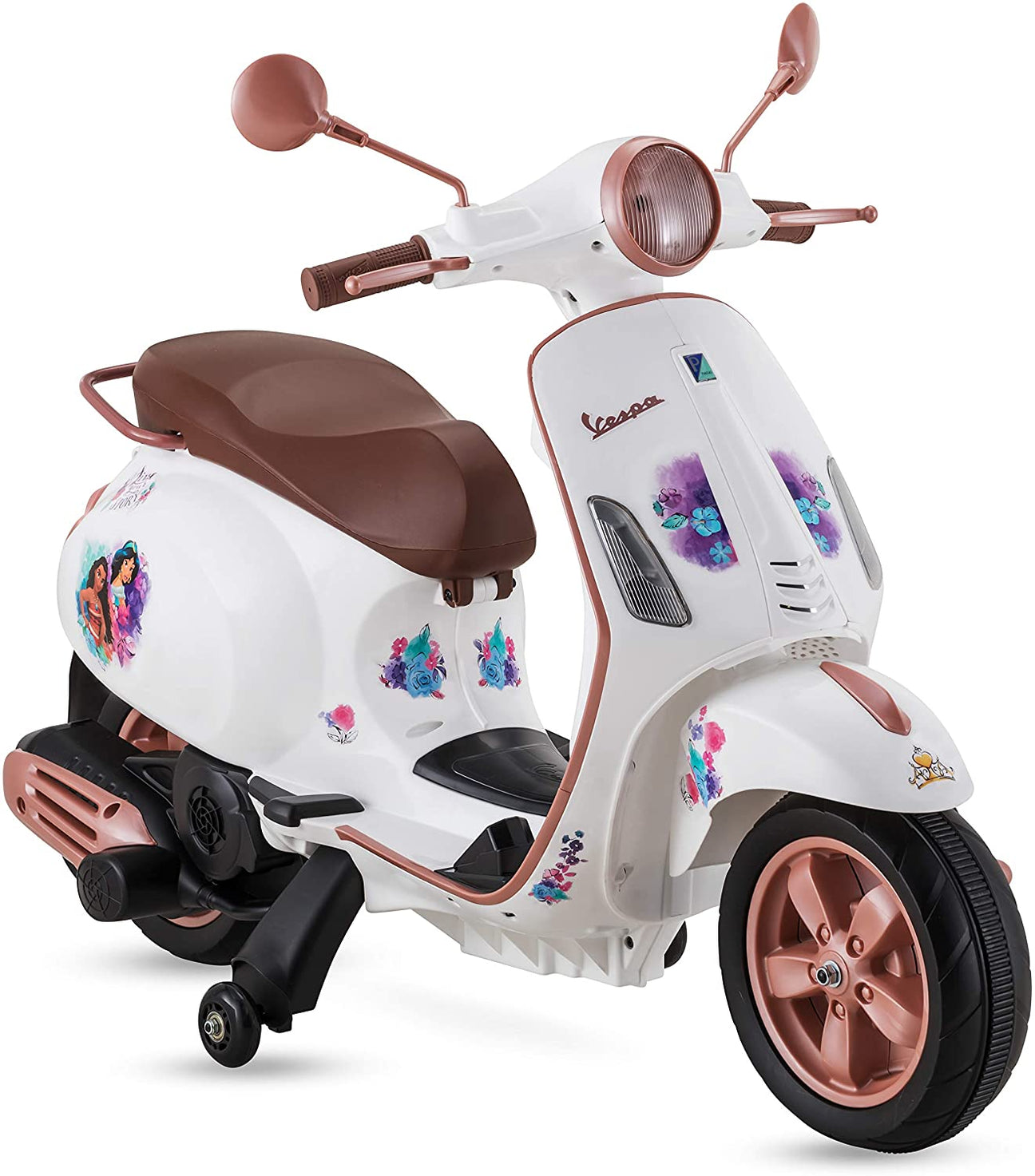 Kid Trax Disney Princess Vespa Scooter 6 Volt Ride-On Toy