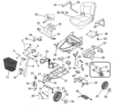 Drive Medical Bobcat X4 Parts Diagram