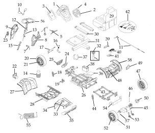 Drive Medical Cobra GT4 Parts Diagram