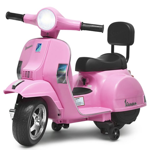 Costway 6V Kids Ride On Vespa Scooter