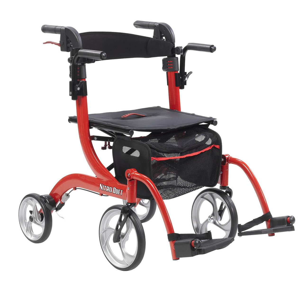 Drive Medical Nitro Duet Rollator/Transport Chair (RTL10266DT)