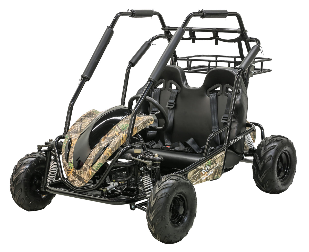 Realtree Rtk100 Go Cart Realtree RTK200 196cc Go-Kart Parts – Monster Scooter Parts