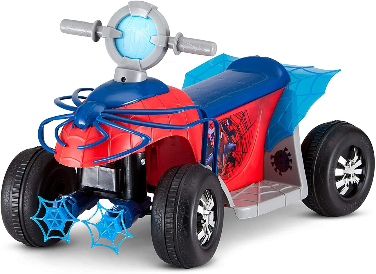 Kid Trax Marvel Spider-Man 6 Volt Quad Ride-On Toy