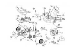 Drive Medical Titan X16 Parts Diagram