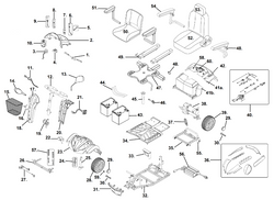 Drive Medical Ventura 4 Parts Diagram