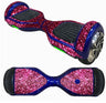 Decorative Decal Sticker Skins for 6.5 Self-Balancing Hoverboards, shown on a hoverboard for a fresh, personalized look. The decals are easy to apply and prevent air bubbles.