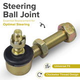 Steering Ball Joint for Coleman AT125-EX & AT125-UT ATVs, featuring a metal ball joint with a rubber boot, M10-1.25 castle nut, M14-1.5 nut, and lock nut.