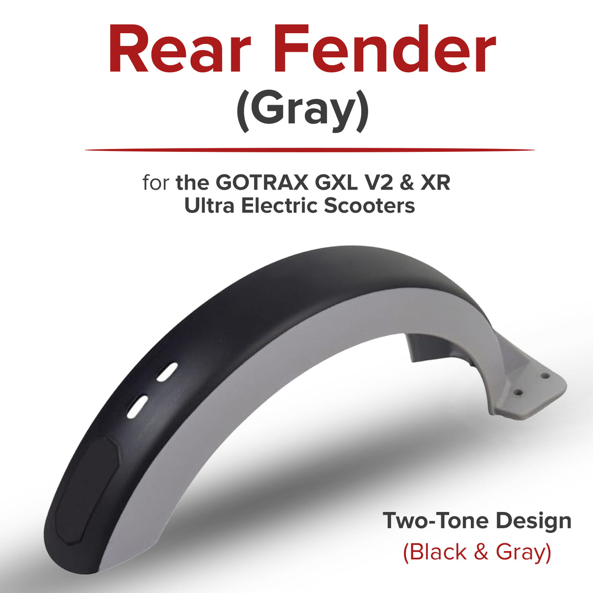 Rear Fender for the GOTRAX GXL V2 & XR Ultra Electric Scooters