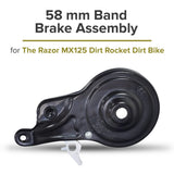 58 mm Band Brake Assembly for the Razor MX125 Dirt Rocket Dirt Bike