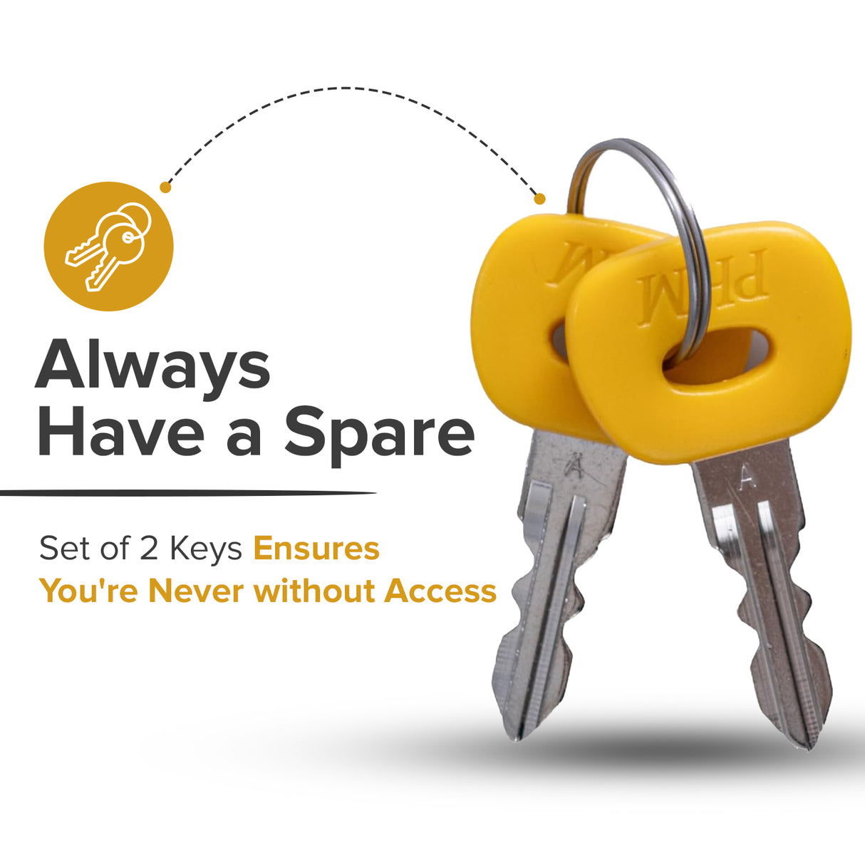 Keys for Shoprider Mobility Scooters (Set of 2) (206112-88103)