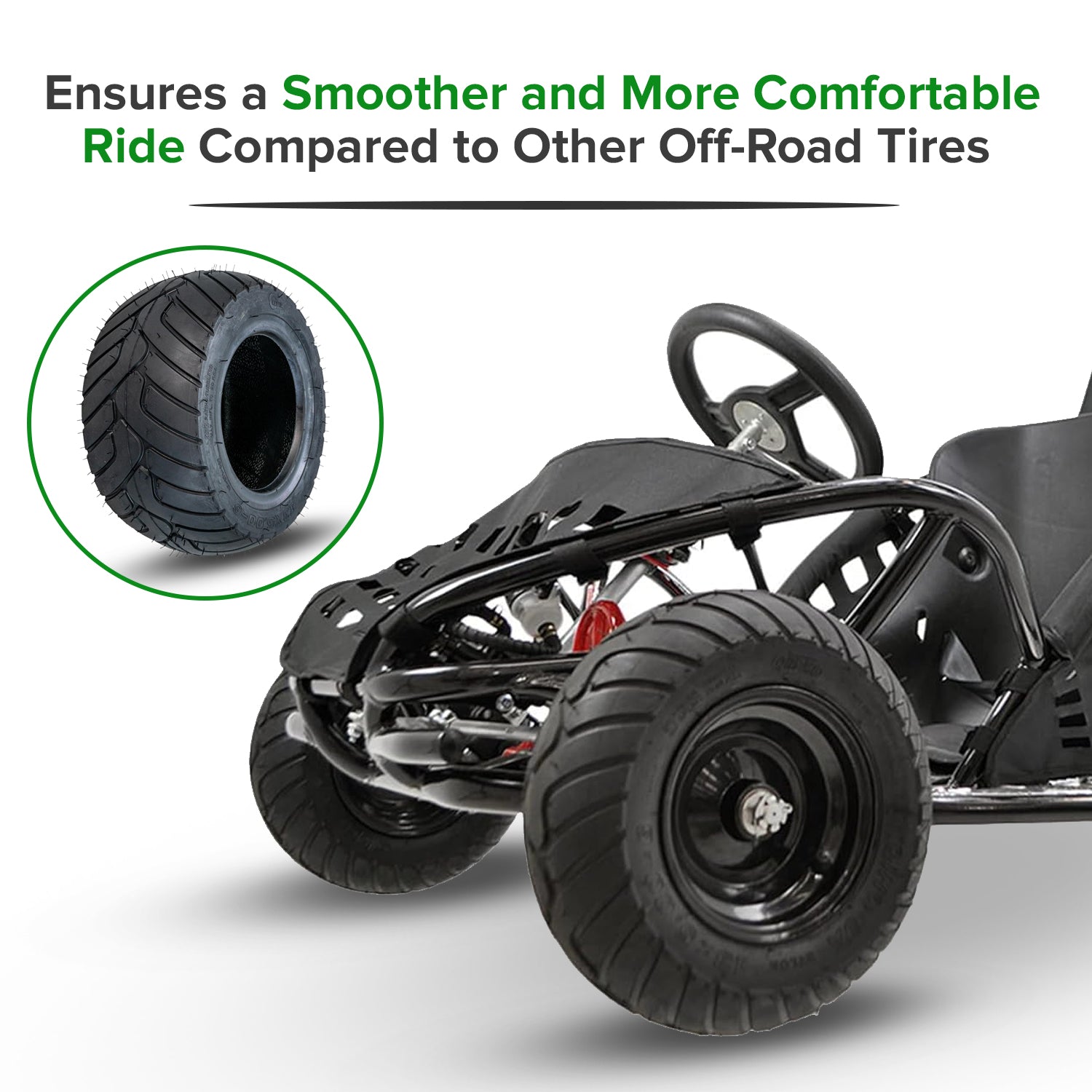 13x5.00-6 Tubeless Pneumatic Tire for Go-Karts