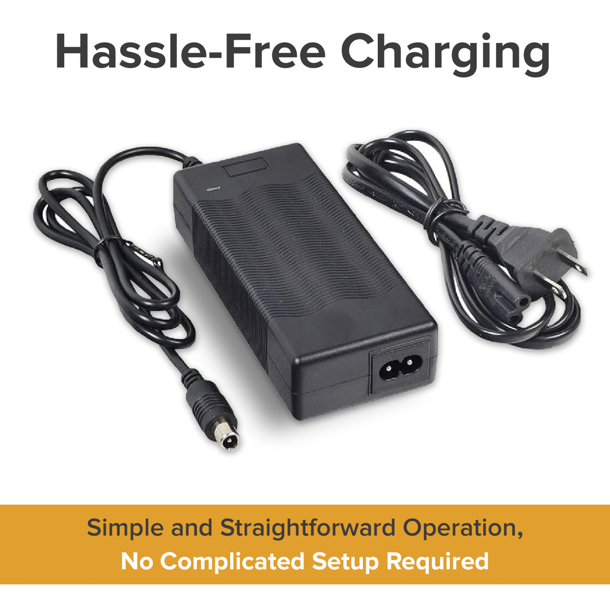 42 Volt Coaxial Battery Charger for the Ninebot ES1, ES2, ES4, & MAX G30 Electric Scooters
