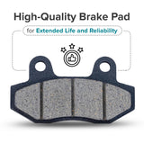Disc Brake Pads with 40 mm Hole Spacing for 150cc - 250cc Scooters, ATVs, Dirt Bikes, & Go-Karts
