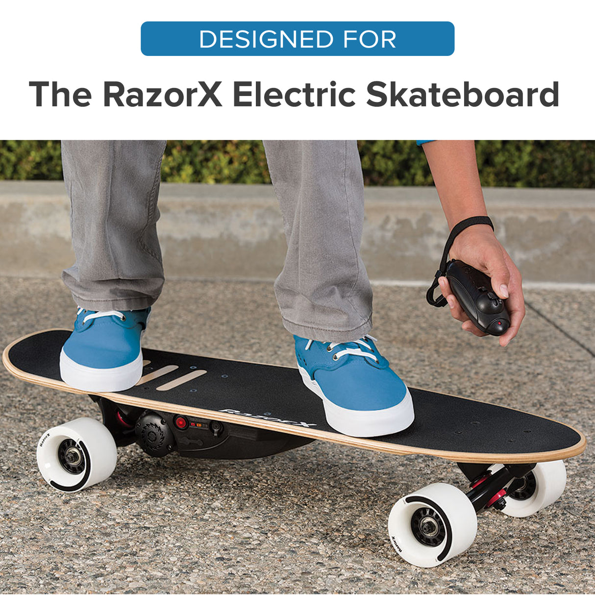 22 Volt 150 Watt Rear Motor, Truck, and Gearbox assembly for the RazorX Electric Skateboard