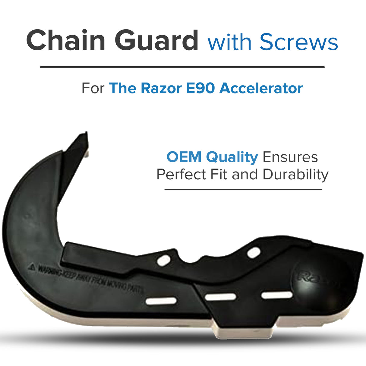 Chain Guard with Screws for the Razor E90 Accelerator