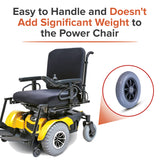 6" Front Anti-Tip Wheel Assembly for Jazzy, Jet, and Quantum Power Chairs
