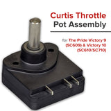 Curtis Throttle Pot Assembly for the Pride Victory 9 (SC609) and Victory 10 (SC610/SC710)
