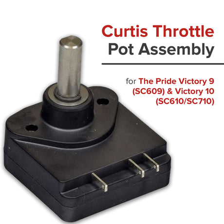 Curtis Throttle Pot Assembly for the Pride Victory 9 (SC609) and Victory 10 (SC610/SC710)