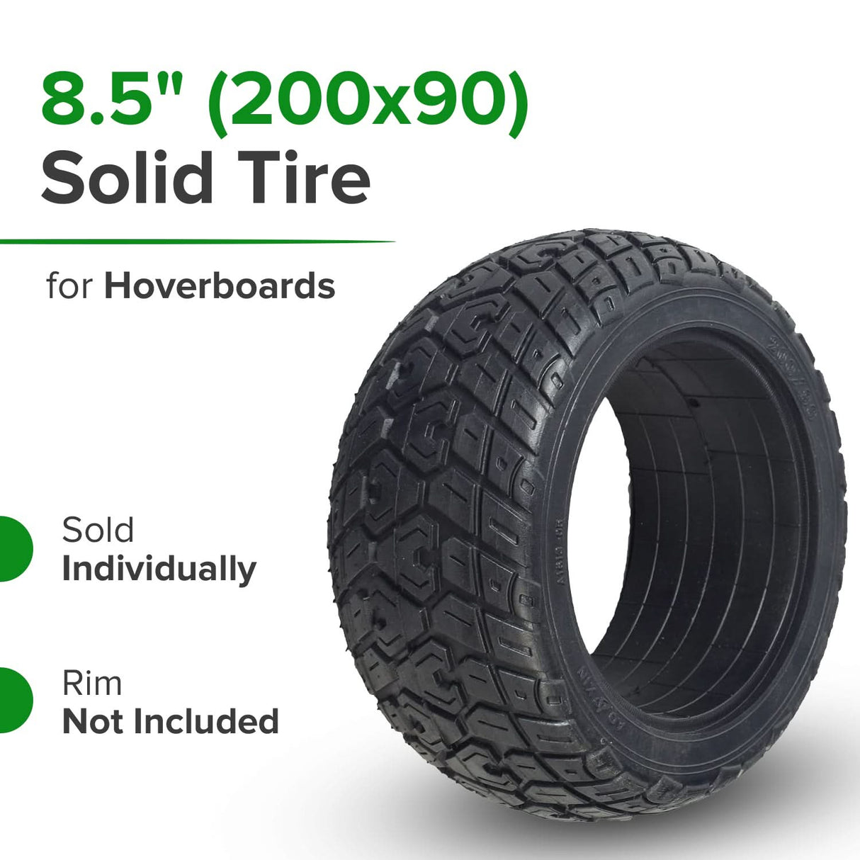 8.5" (200x90) Solid Tire for Hoverboards